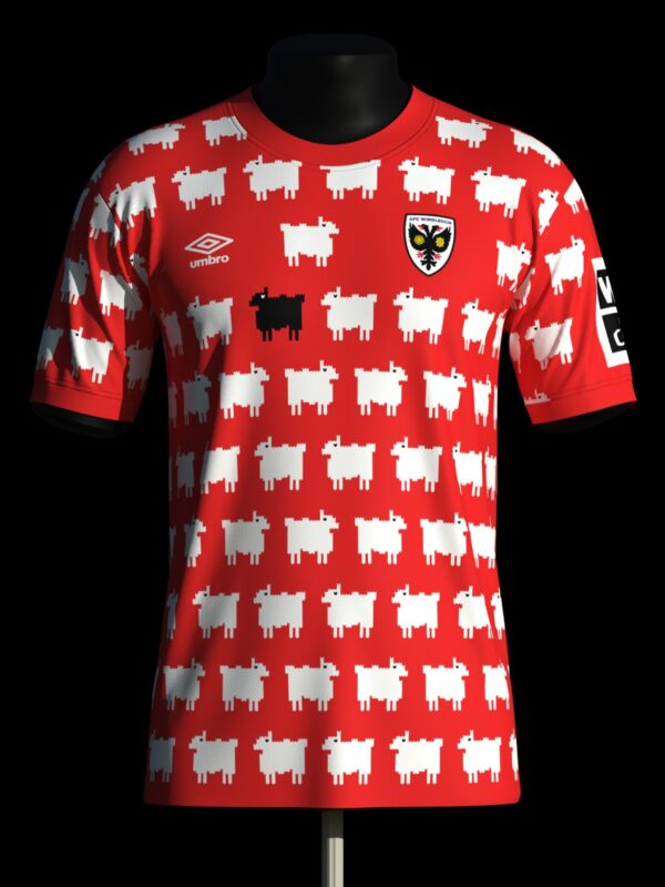 AFC Wimbledon 2024 'Black Sheep' Special Edition Shirt