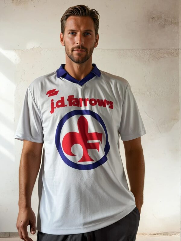 AFC Fiorentina Calcio Away Maglia 1981/1982 Vintage Jersey Retro Shirt Italy #10 Jd Farrow's Viola