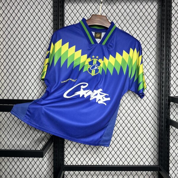 Brazil National Team 1995 Away Corteiz Retro Jersey