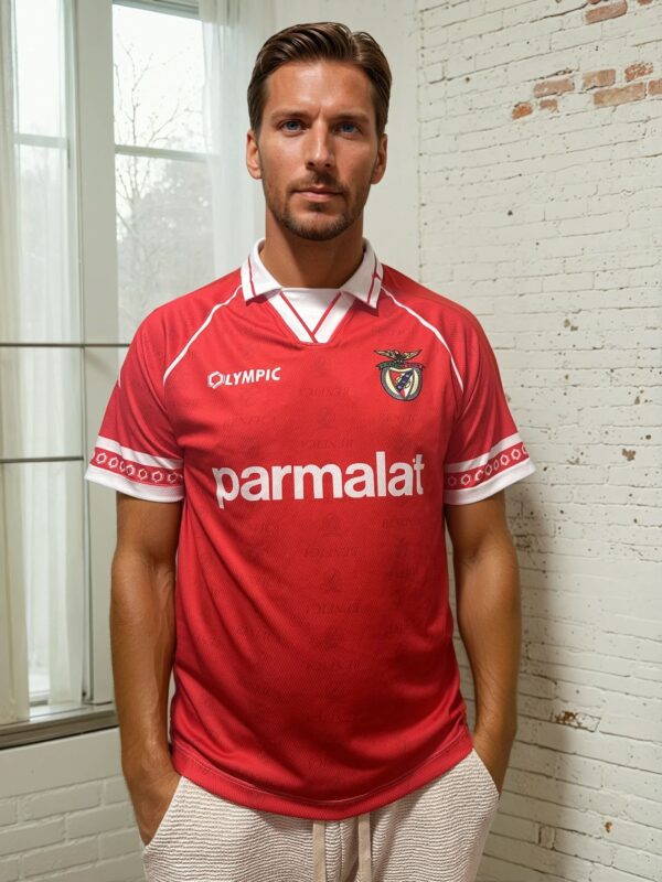 SL Benfica Football Jersey 1994/1995 Home Retro Shirt Portugal Camiseta