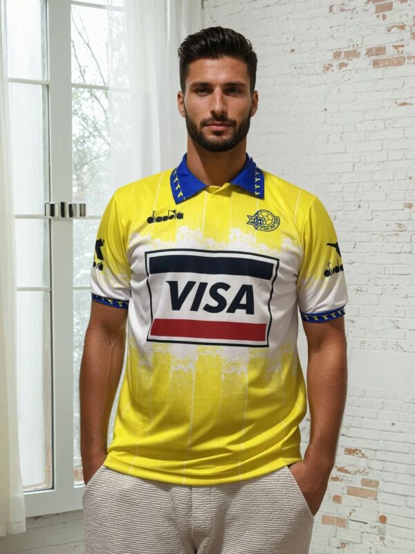 Maccabi Tel Aviv Football Shirt 1993/1994 Jersey Home Kit Israel Retro Vintage Visa Nimni