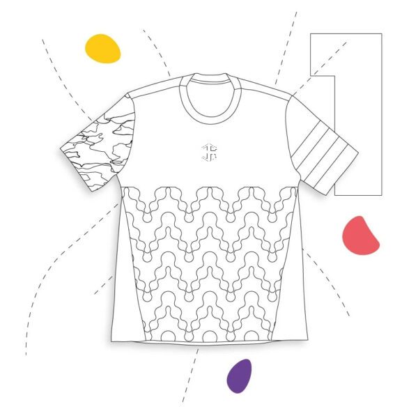 Custom jersey design service retro football style