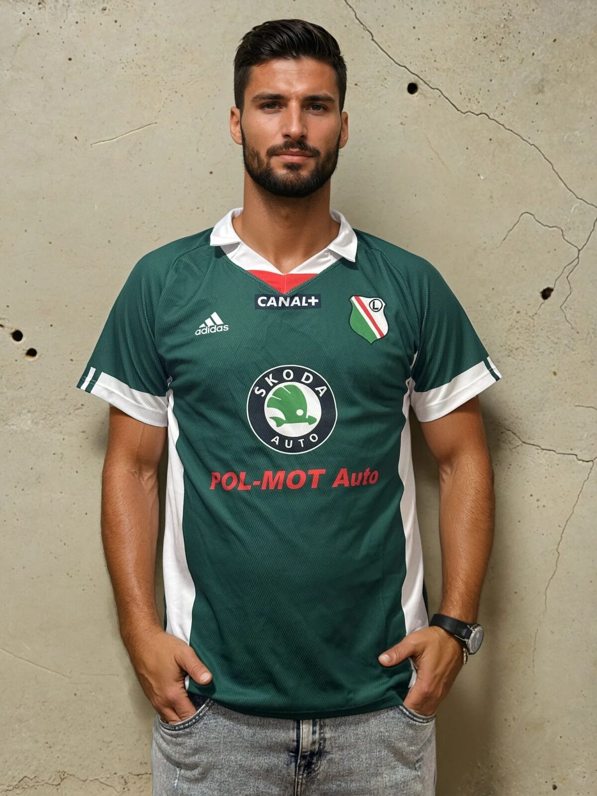 Legia Warszawa Away jersey 2001-2002 retro football shirt