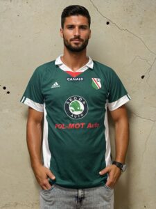 Legia Warszawa retro jersey 2001/02 vintage away football shirt front view