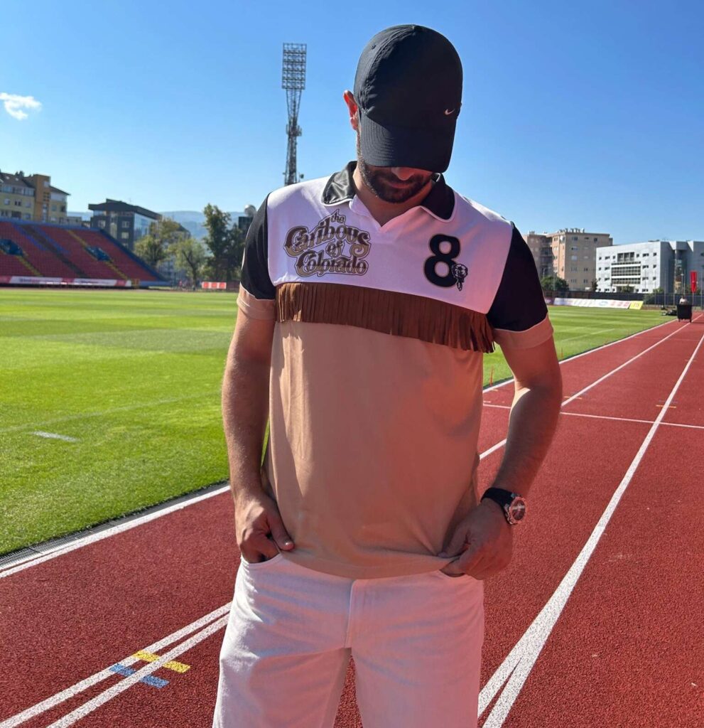 Caribous of Colorado retro jersey