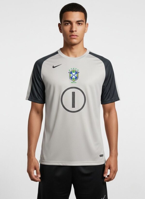 Brazil vintage goalkeeper shirt 2004/05 football jersey front view