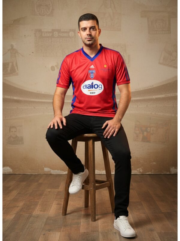 Steaua 1999 Home Jersey red blue retro design front