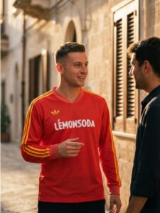 Lecce 1984 Retro Jersey yellow red Lemonsoda design