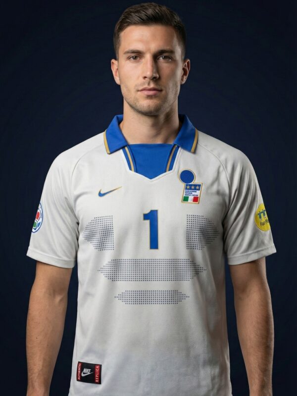 Italy 1996 GK Jersey Peruzzi retro goalkeeper design