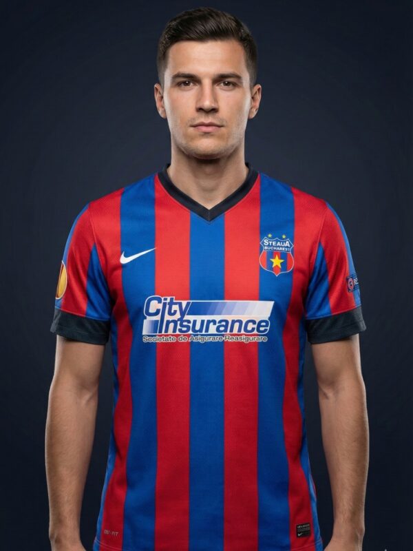 Steaua 2014 Home Shirt red blue design