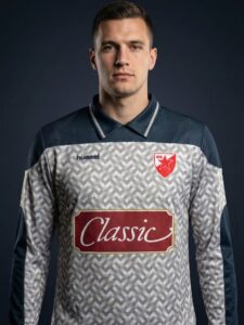 Zvezda 1993 GK Jersey Milojević Hummel geometric design