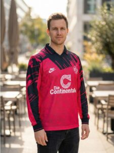 Dortmund 1994 Away Shirt red black Nike design