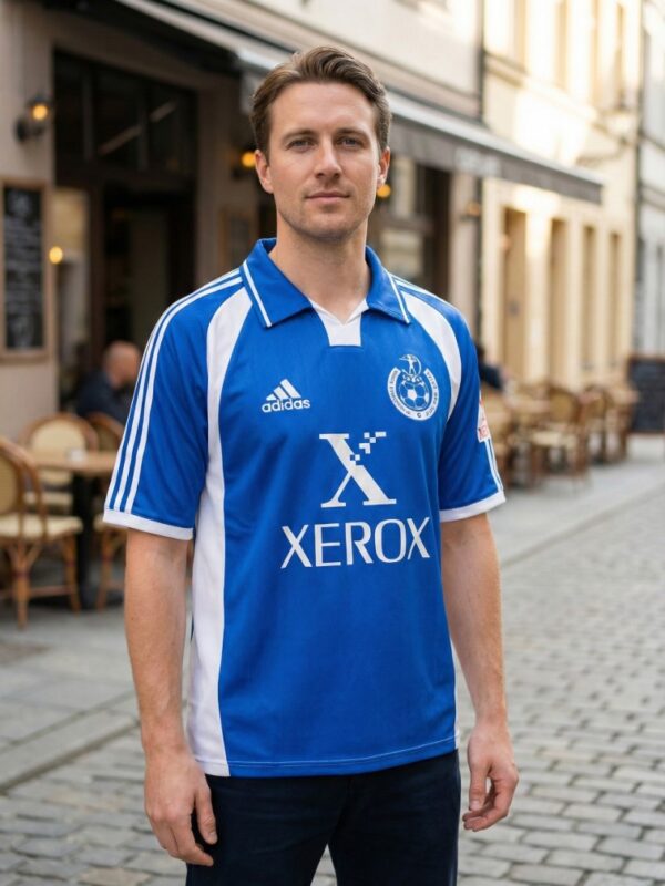 Petah Tikva 2003 Home Jersey blue white adidas design