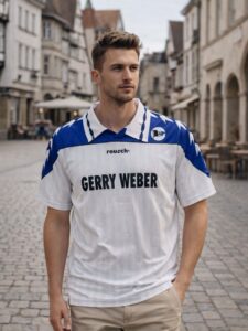 Arminia Bielefeld 1997 Home Jersey Gerry Weber sponsor