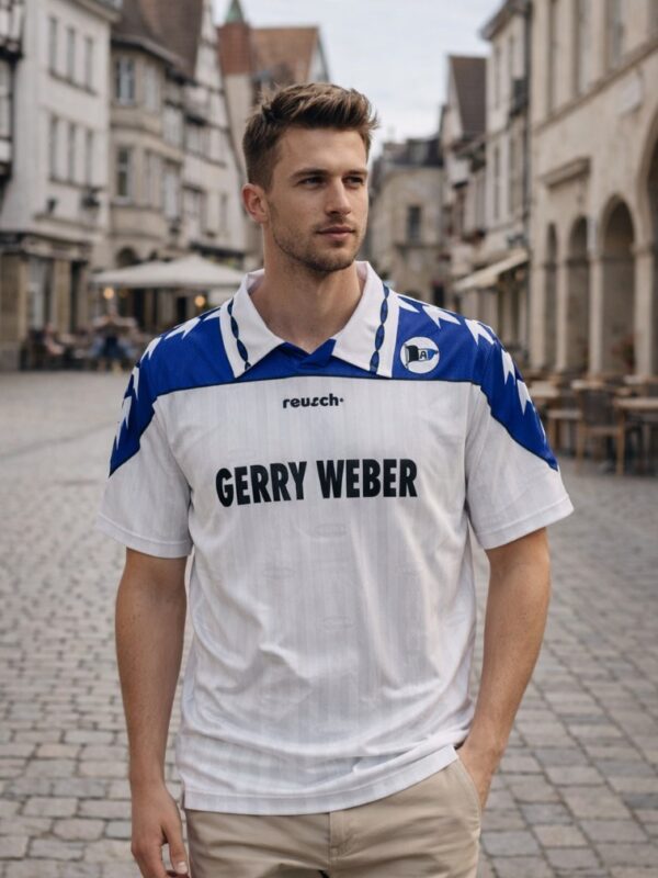 Arminia Bielefeld 1997 Home Jersey Gerry Weber sponsor