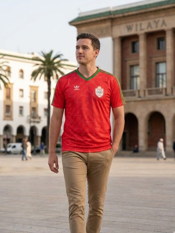 Morocco National Team 1988 Olympics Retro Jersey – Vintage Atlas Lions Football Shirt