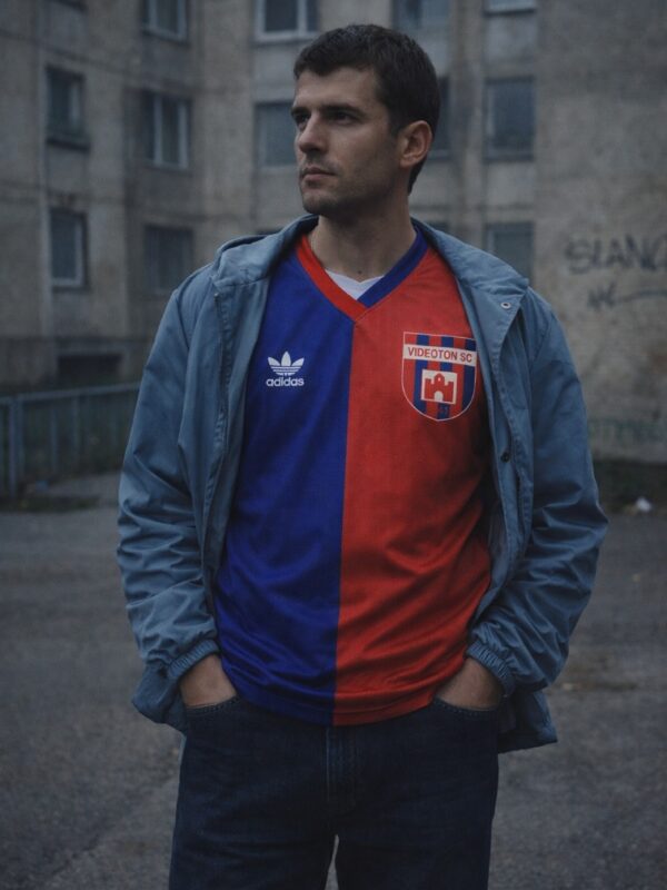 Videoton 1984-85 jersey red blue