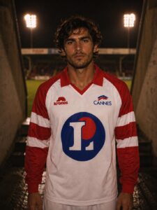 AS Cannes 1990 Zidane jersey