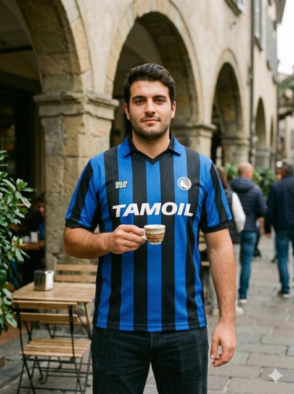 Atalanta 1990-91 home jersey black blue