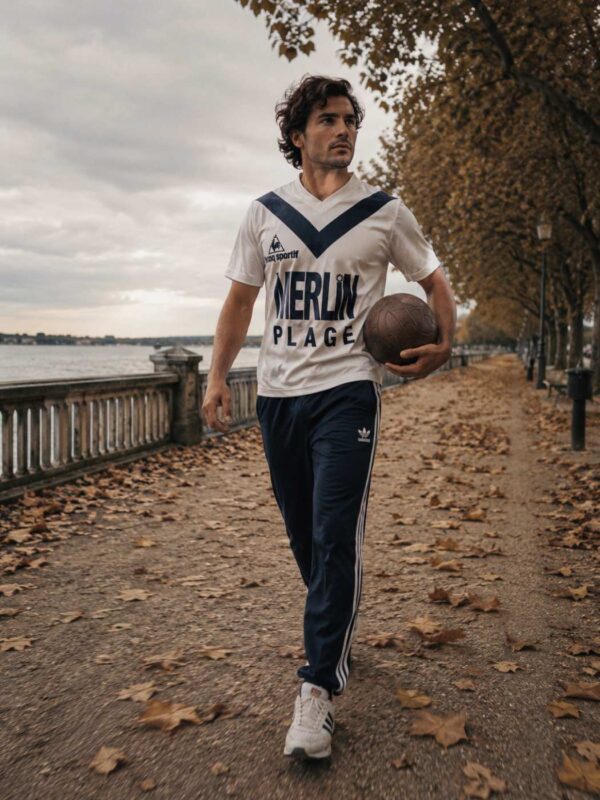 Bordeaux Away Football Shirt 1977–1978 – Vintage Merlin Plage Jersey