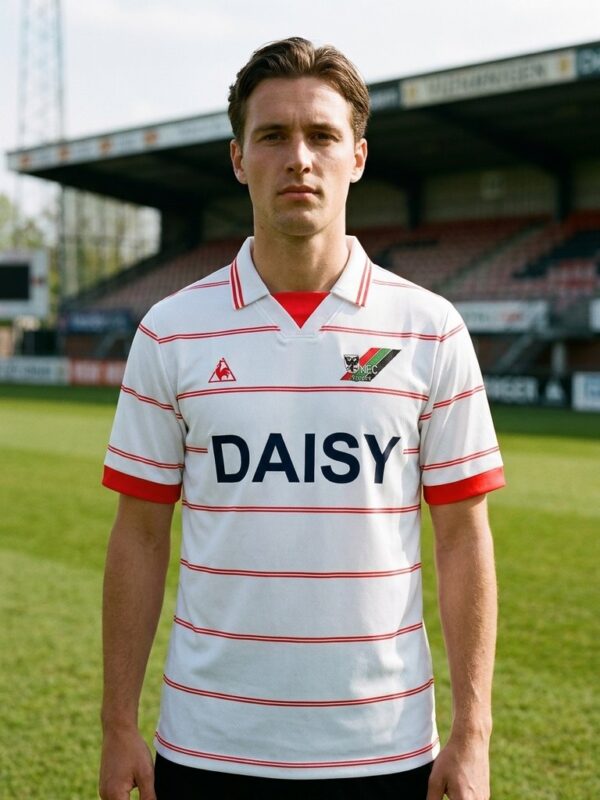 NEC Nijmegen 1982-83 Home Jersey – Daisy Le Coq Sportif Retro Football Shirt